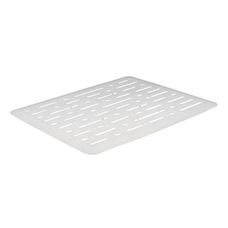 Rubbermaid Twin Sink Divider Mat in White & Reviews Wayfair